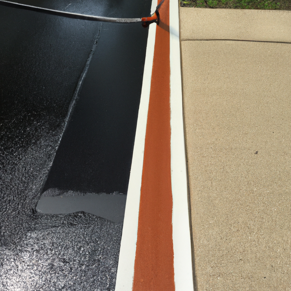 Driveway sealcoating process